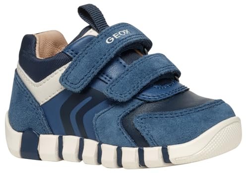 Geox B Iupidoo Boy D buty dziecięce, Niebieski, 24 EU