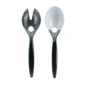 Zestawy sztućców - Fernity Zestaw sztućców do sałatki czarne - miniaturka - grafika 1