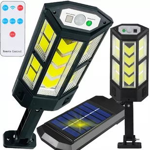 Lampa Solarna Led Z Czujnikiem Ruchu I Zmierzchu + Pilot Kxk-010-120Cob - Lampy ogrodowe - miniaturka - grafika 1