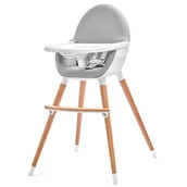 Krzesełka do karmienia - KinderKraft 2w1 Fini Szary - miniaturka - grafika 1