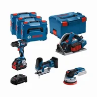 Zestawy elektronarzędzi - ZESTAW 4 narzędzi BOSCH GSR/GKT/GST/GEX + 1 x ProCore 18V 4.0Ah + 2 x ProCore 5.5Ah - 0615990N36 - miniaturka - grafika 1