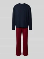 Piżamy męskie - Piżama o kroju regular fit z mieszanki bawełny - miniaturka - grafika 1