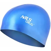 Pływanie - AQUA NILS Czepek NILS SH71 Niebieski - miniaturka - grafika 1