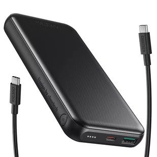 Choetech powerbank 10000mAh 18W QC PD USB / USB C czarny - Powerbanki Choetech powerbank 10000mAh 18W QC PD USB / USB C czarny - Powerbanki - miniaturka - grafika 2