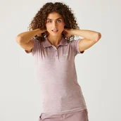 Koszulki i topy damskie - Regatta Koszulka damska polo Remex II Fioletowy, Rozmiar: 48 - miniaturka - grafika 1