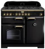 Kuchenki gazowo-elektryczne - Falcon Classic Deluxe 100 Czarny mosiądz - miniaturka - grafika 1