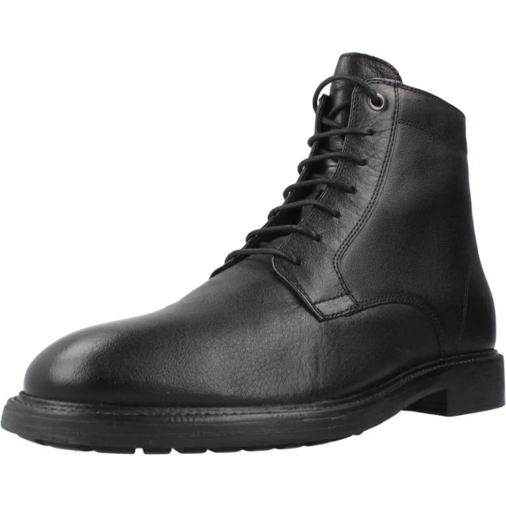Geox Męskie buty U Tiberio D Ankle Boot, czarny, 45 EU