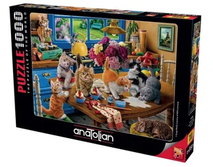 Puzzle 1000 Kotki w kuchni Nowa - Puzzle - miniaturka - grafika 1