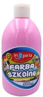 Farby i media malarskie - Farba szkolna różowa 500ml - miniaturka - grafika 1