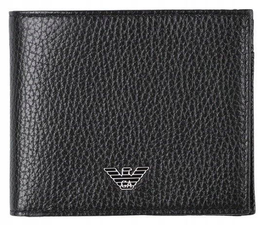 EMPORIO ARMANI ORYGINALNY PORTFEL MĘSKI ZE SKÓRY W PUDEŁKU