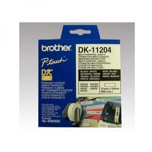 Brother Etykiety do P-touch DK11204 (17x54mm) 400szt BROTAS30068 - Etykiety do drukarek - miniaturka - grafika 6