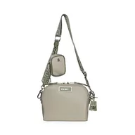 Torebki damskie - Steve Madden Damska torba na ramię Dome Crossbody Bag Farren z nylonu, szałwia, rozmiar uniwersalny, szałwia, jeden rozmiar - miniaturka - grafika 1