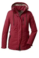 Kurtki damskie - G.I.G.A. DX (GIGEQ damska kurtka softshell z odpinanym kapturem GW 26 WMN SFTSHLL JCKT, ciemnoczerwona, 36, 38545-000 - miniaturka - grafika 1