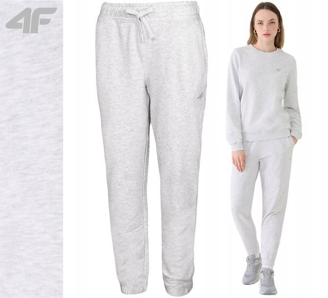 Spodnie Damskie 4f Dresowe Sportowe Joggery F1138 Dresy Na Co Dzień Xxl