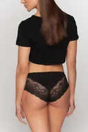 Komplety bielizny - Figi damskie z koronką Babell kod 161 czarne  L - miniaturka - grafika 1