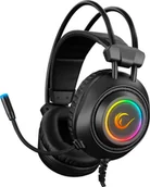 Słuchawki - Rampage RM-K19 Czarne (RM-K19) - miniaturka - grafika 1