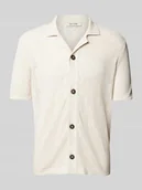 Koszule męskie - Koszula casualowa o kroju regular fit z kołnierzykiem typu resort model ‘KEN LIFE’ - miniaturka - grafika 1