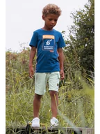 Spodenki damskie - Tygo & Vito Szorty dresowe "Bruce" w kolorze zielonym - miniaturka - grafika 1