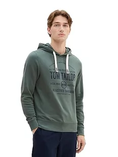 TOM TAILOR Bluza męska, 19643 - Green Dust, L - Bluzy męskie - miniaturka - grafika 1