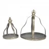 Clayre & Eef Tacki w Stylu Prowansalskim 2szt. B 6Y4183 - Tace i patery - miniaturka - grafika 1