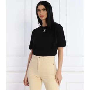 Patrizia Pepe T-shirt | Regular Fit - Koszulki i topy damskie - miniaturka - grafika 1