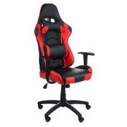 Fotele gamingowe - Fotel gamingowy BEAUTY SYSTEM RACER CorpoComfort BX-3700, czarno-czerwony, 139x52x48 cm - miniaturka - grafika 1