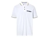 Koszulki męskie - LIVERGY® Koszulka polo męska z bawełny (Biały, L (52/54)) - miniaturka - grafika 1