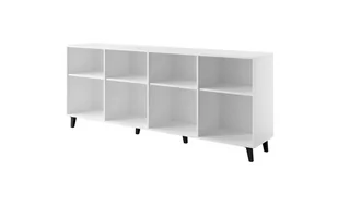 Komoda FARO 200x42x82 biały ma - Szafki biurowe - miniaturka - grafika 1