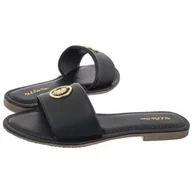 Klapki i japonki damskie - Klapki Linda004 Lth-Blk Linda004W/4L1 (US190-a) U.S. Polo Assn. - miniaturka - grafika 1