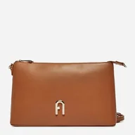 Torebki damskie - Torebka crossbody damska ze skóry naturalnej Furla WE00615AX0733RY0001007 Brązowa (8050597537641) - miniaturka - grafika 1