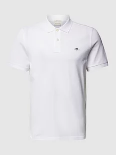 Koszulka polo z wyhaftowanym logo model ‘SHIELD’ - Koszulki męskie - miniaturka - grafika 1
