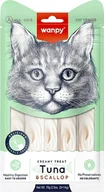 Przysmaki dla kotów - Wanpy Wanpy Krem dla Kota Tuńczyk Przegrzebki 70g - miniaturka - grafika 1