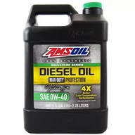 Oleje silnikowe - AMSOIL 0W40 Max-Duty Signature Series Diesel Oil DZF 3,784L - miniaturka - grafika 1