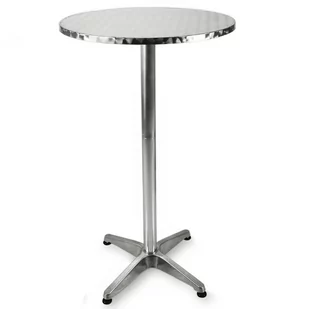 Stolik Regulowany Stół Aluminium Bistro Bar Ogród - Stoły ogrodowe - miniaturka - grafika 1