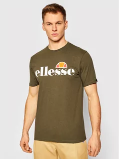 Koszulki męskie - Ellesse T-Shirt Prado SHC07405 Zielony Regular Fit - grafika 1