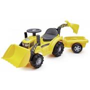 Jeździki dla dzieci - Jeździk ECOIFFIER Traktor ze spychaczem i przyczepką 7600000498 | Bezpłatny transport - miniaturka - grafika 1