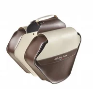 Sakwy rowerowe - Sakwa Na Bagażnik Scansano Kremowo Brązowa - miniaturka - grafika 1