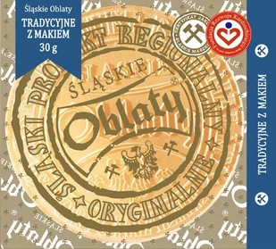 Śląskie Śląskie Oblaty z makiem 30g - Krakersy - miniaturka - grafika 1