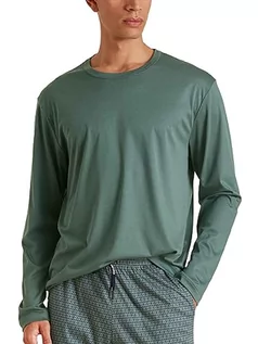 Koszulki męskie - CALIDA RMX Sleep Leisure T-shirt męski, Dark Glen, 46-48 - grafika 1