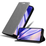 Etui i futerały do telefonów - Pokrowiec Cadorabo do Huawei P20 LITE 2018 / NOVA 3E z szarym etui na telefon komórkowy z magnetycznym zamknięciem - miniaturka - grafika 1