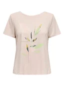 Koszulki i topy damskie - ONLY Koszulka "Free Life" w kolorze jasnoróżowym - miniaturka - grafika 1