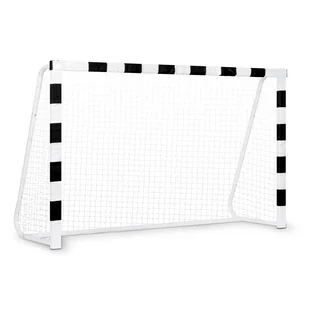 Bramka do piłki nożnej, Neo-Sport, 300x160x90 cm, czarno-biała - Zabawki i gry sportowe - miniaturka - grafika 1