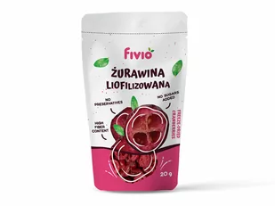 Żurawina liofilizowana 20g - Bakalie - miniaturka - grafika 1