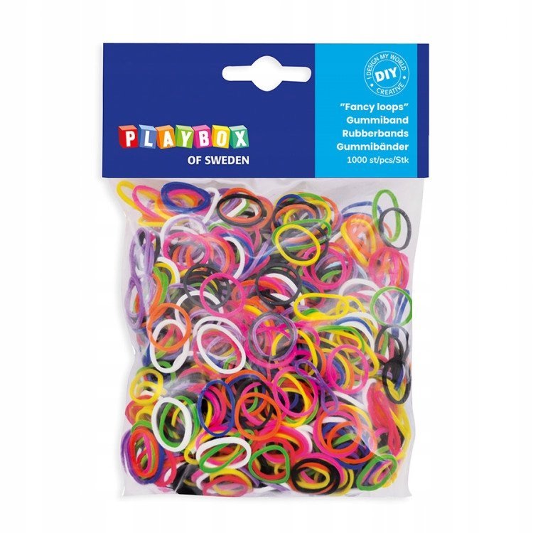 DIY GUMKI PĘTELKI 1000 szt do bransoletek ozdoba