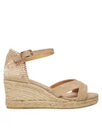 Espadryle damskie - Castañer Espadryle Bruna/9/002 025678 Beżowy - miniaturka - grafika 1