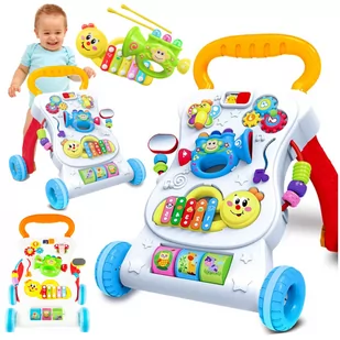 Interaktywny Pchacz Chodzik Stolik Edukacyjny 3W1 U204 - Chodziki Interaktywny Pchacz Chodzik Stolik Edukacyjny 3W1 U204 - Chodziki - miniaturka - grafika 1