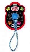 Zabawki dla psów - PET NOVA - Piłka Na Sznurze Zabawka Dla Psa Niebieska 40cm - miniaturka - grafika 1