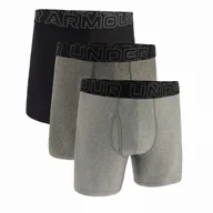 Majtki męskie - Męskie bokserki Under Armour Perf Tech 6in Rozmiar: L / Kolor: szary/czarny - miniaturka - grafika 1
