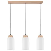 Lampy sufitowe - Spotlight Wisząca LAMPA loftowa BOSCO 1720360 szklana OPRAWA skandynawski ZWIS okrągłe tuby brzoza białe 1720360 - miniaturka - grafika 1