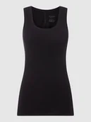 Koszulki i topy damskie - Podkoszulka z delikatnymi szwami w kontrastowym kolorze - miniaturka - grafika 1